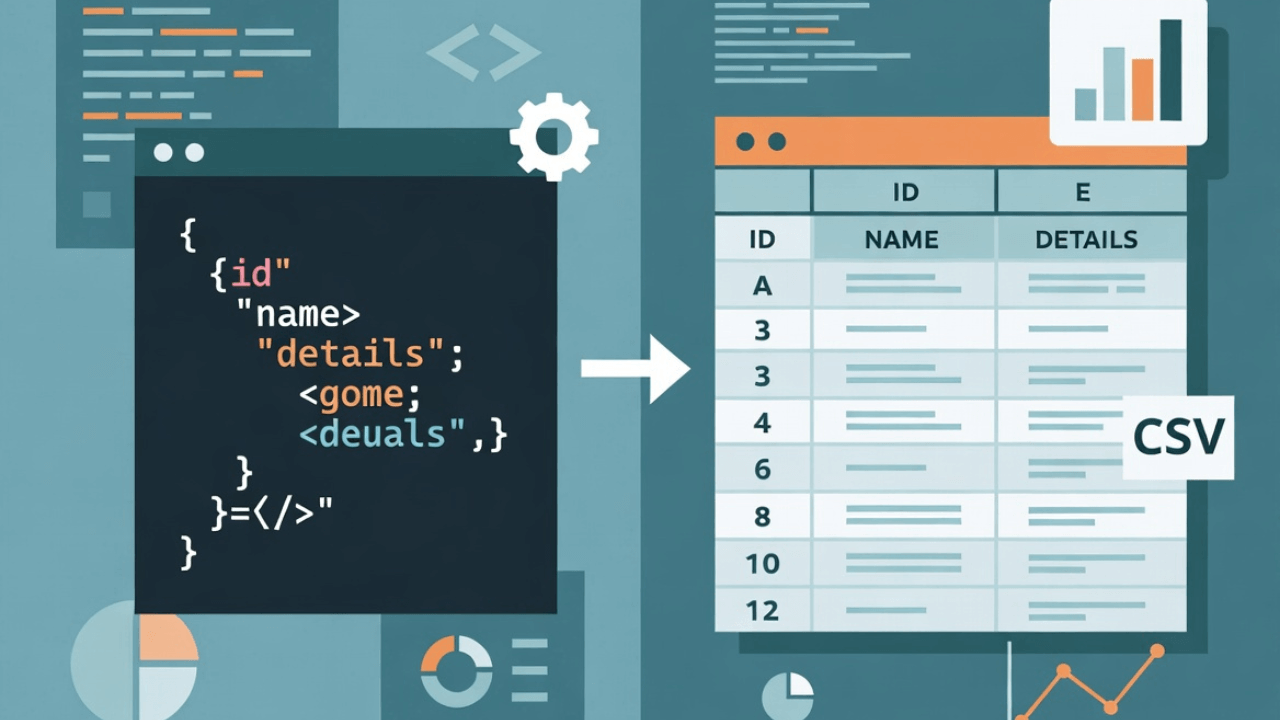How to Convert JSON to CSV (and Vice-Versa)